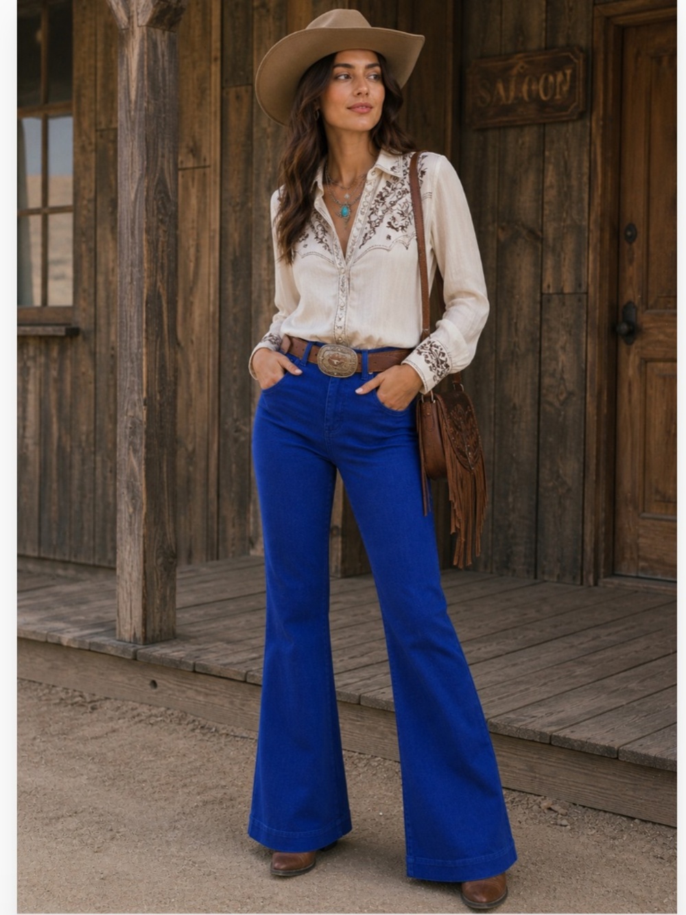 Joe's Jeans The Charlie Flared Jeans Women Denim Blue 26 Casual Western Chic